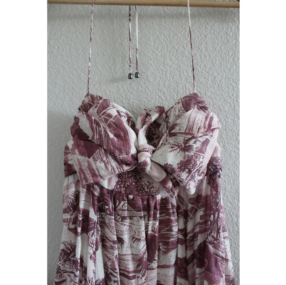 Zimmermann Kali Hawaiian Halterneck Maxi Dress - Picture 3 of 7